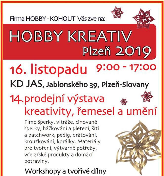 14. výstava Hobby Kreativ Plzeň 16. 11. 2019